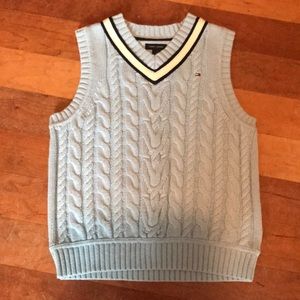 Tommy Hilfiger sweater vest, size 7 boy.